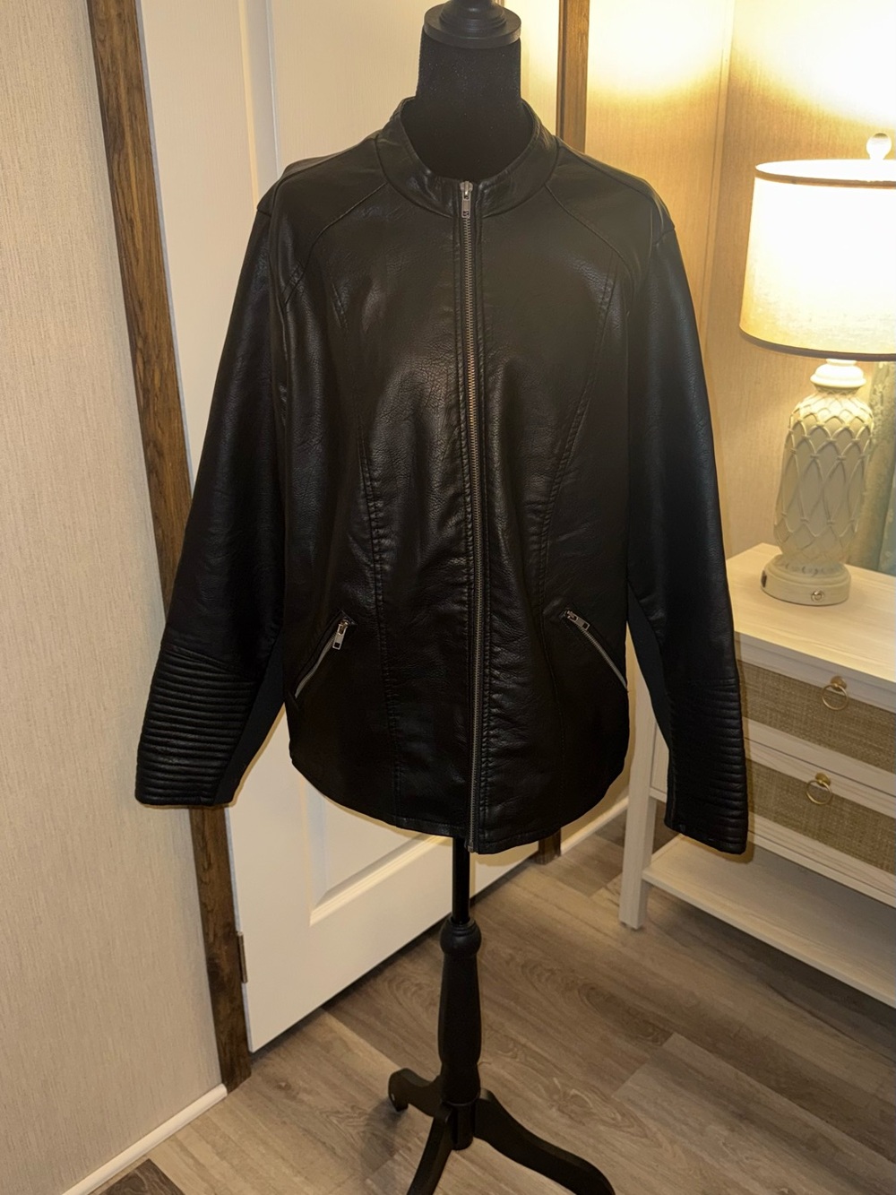 torrid Black Faux Leather Moto Jacket - Picture 4 of 6